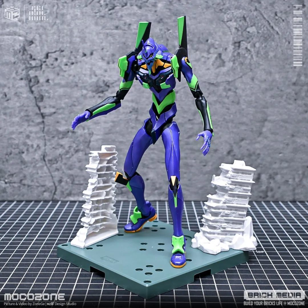 新世纪福音战士初号机 EVA-01,布鲁可这款做的还可以!