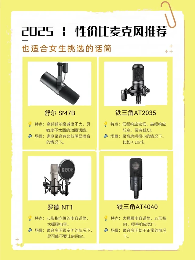 2025 | 性价比麦克风推荐!
