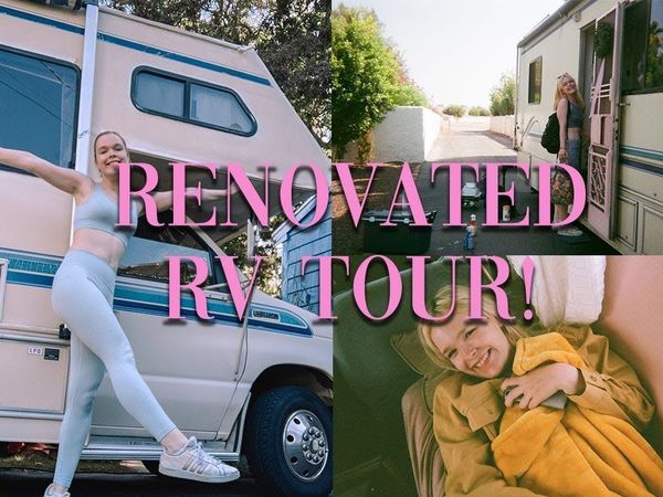 C 级房车改造之旅// 一位女旅行者为美国越野公路旅行而改造的房车！