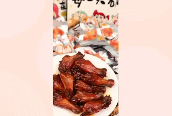 盐津铺子【烤鸡腿】奥尔良味蜂蜜味鸡翅根休闲解馋追剧熟食好吃零食
