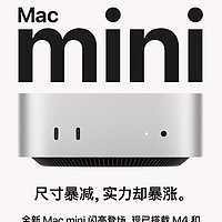 Apple Mac mini M4系列测评：小巧高效，补贴价超值