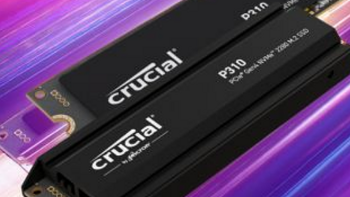 英睿达发布新款 Crucial P310 SSD，带加厚散热片