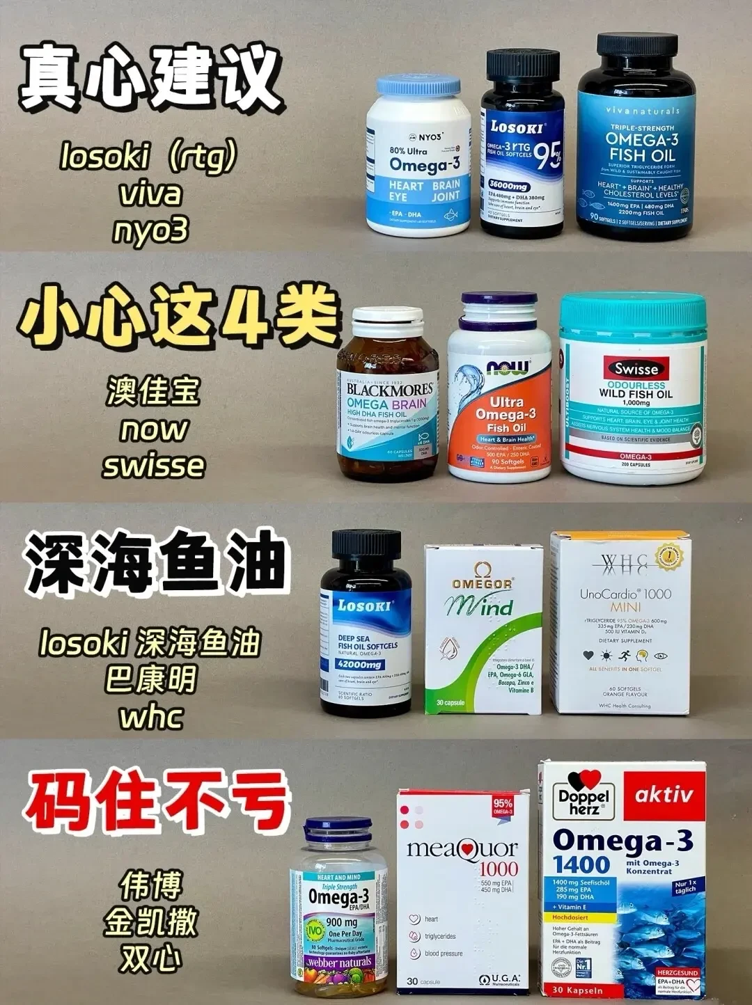 精选内容集|精选鱼油推荐各品牌优缺点详解帮你选到适合的保健品