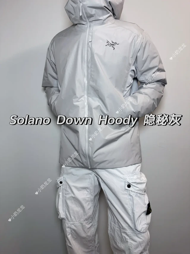 始祖鸟 Solano Down Hoody 隐秘灰