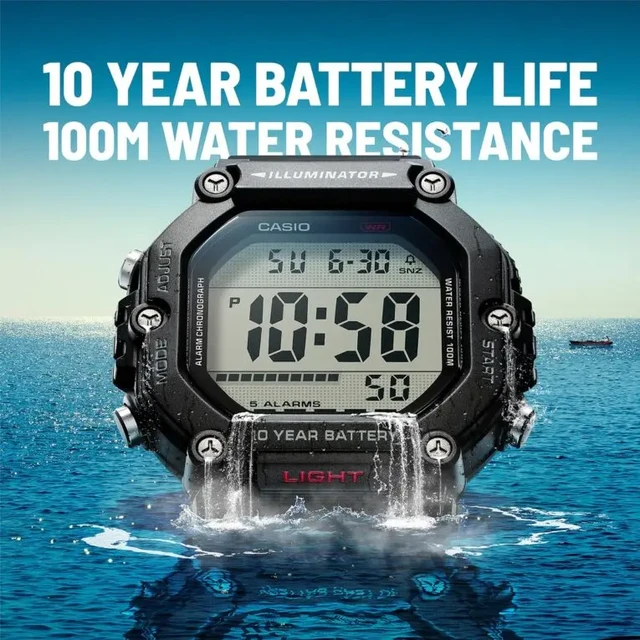 卡西欧10年电池的AE-1600发布