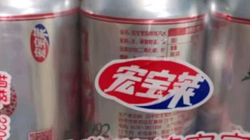 宏宝莱荔枝味果味汽水330ml*24罐饮品东北怀旧碳酸饮料国货