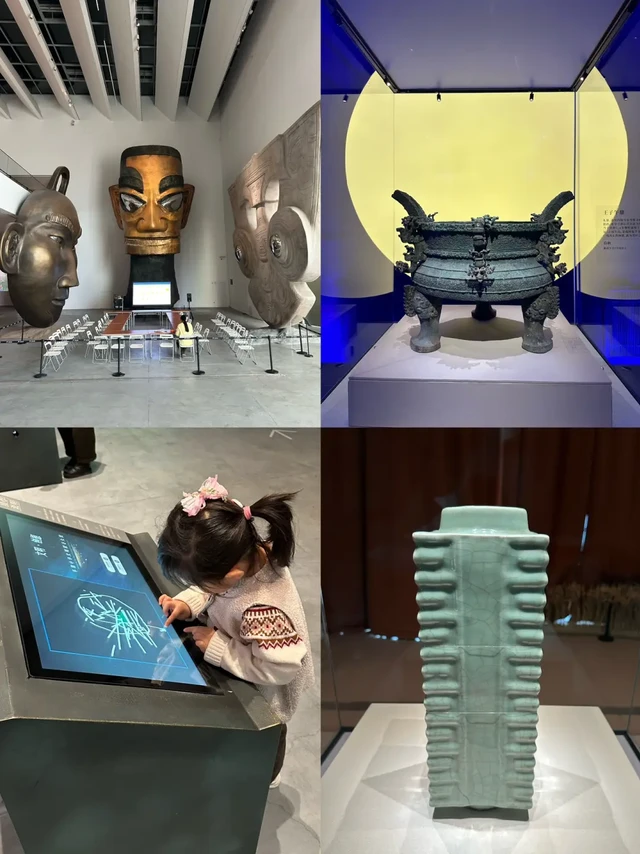 妈妈也想过寒假之娃陪我看展览🏺