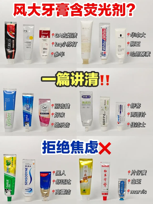 风大牙膏含荧光剂？一篇讲清拒绝焦虑