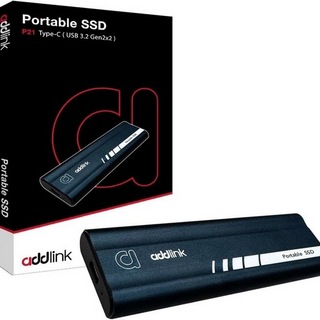 addlink 杰新 P21 USB SSD 移动固态硬盘，最高 4TB 