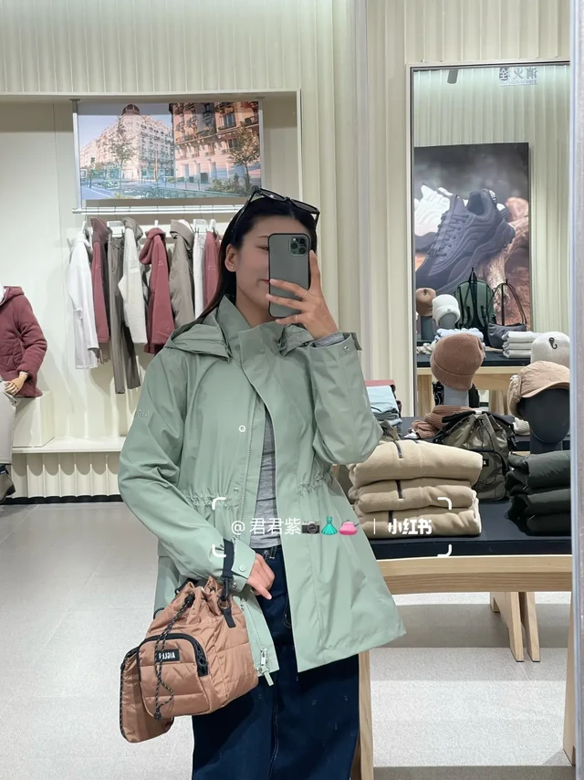 AIGLE｜25ss新品夹克草绿色春天，雾米色高级