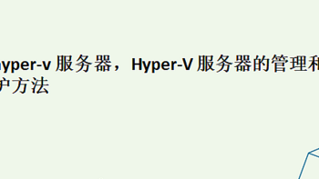 hyper-v 服务器，Hyper-V 服务器的管理和维护方法