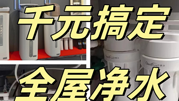 全屋净水器平替——大白瓶净水器，几千元就能搞定全屋净水