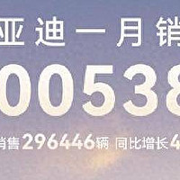 比亚迪：1月汽车销量30.05万辆 同比增长49.16%