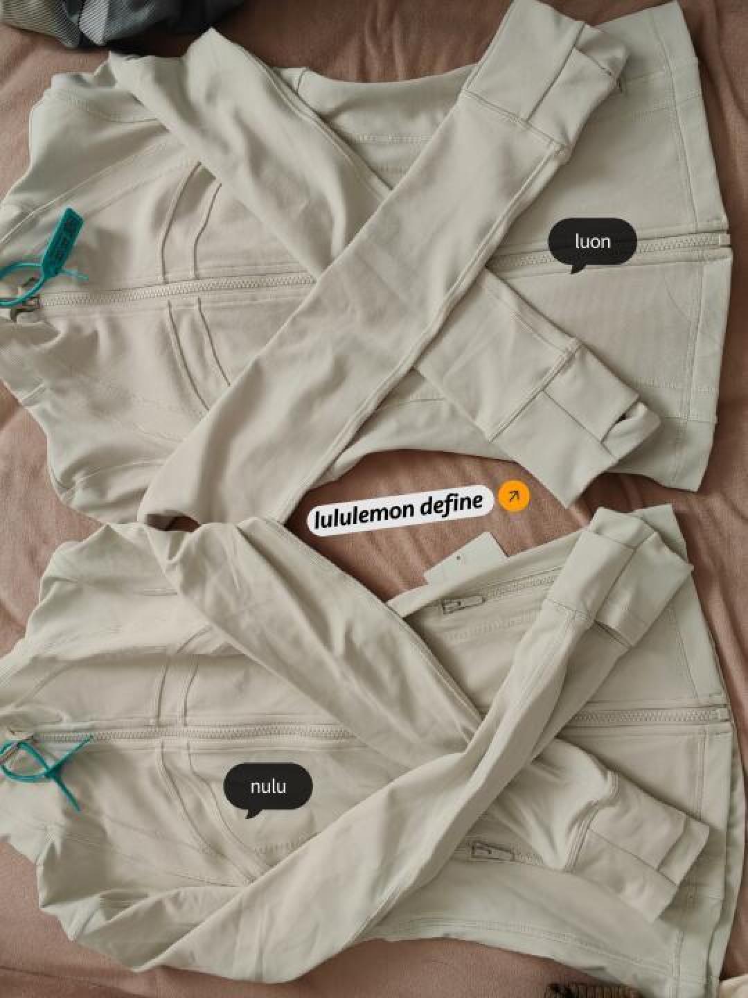Lululemon Define Jacket试穿体验:收腰效果惊艳,款式面料多样