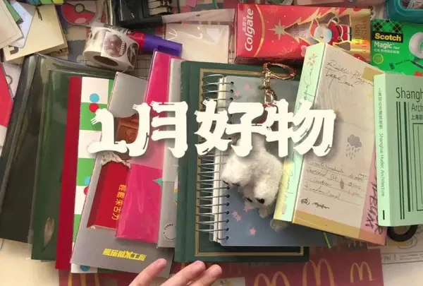 1月好物：新春好物和若干本子 #手帐 #手工 #开学准备
