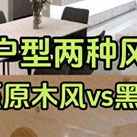 日系原木风vs黑白灰，同户型两种不同风格装修对比