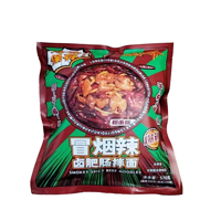 龙七爷冒烟辣卤肥肠拌面，一口爱上的速食美味