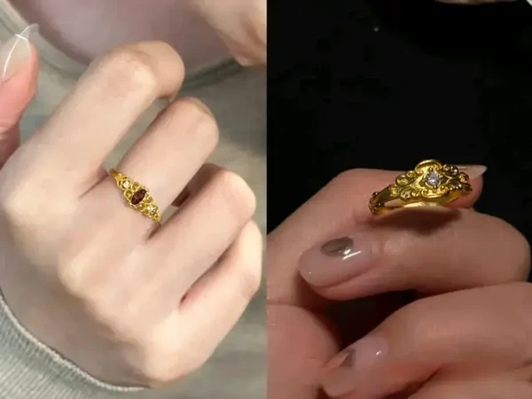 有哪些好看的复古黄金戒指，每件都能戳中我！