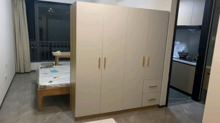 森普顿四门衣柜，打造你的现代简约卧室空间🛏️