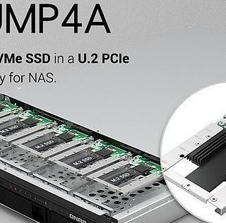 QNAP 威联通发布 QDA-UMP4A 转接器，将 U.2 转成 M.2 SSD