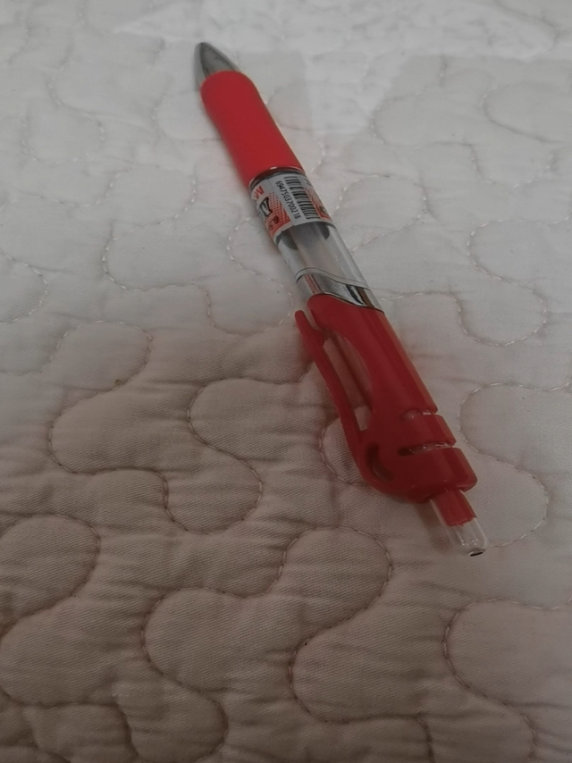 晨光(M&G)文具K35 按动中性笔学生0.5红色：书写流畅，经典之选