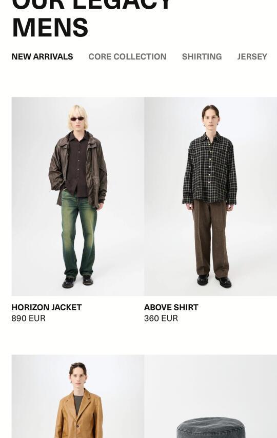 OUR LEGACY瑞典官网入手详细攻略