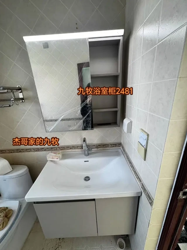 【线下款】JOMOO/九牧2448浴室柜。九牧悬挂式浴室柜A2481-14DW-1镜灯面盆洗漱台全新正品包邮
[1]型号：
A2481-12DW-1 600*493*1900mm   
A2481-1