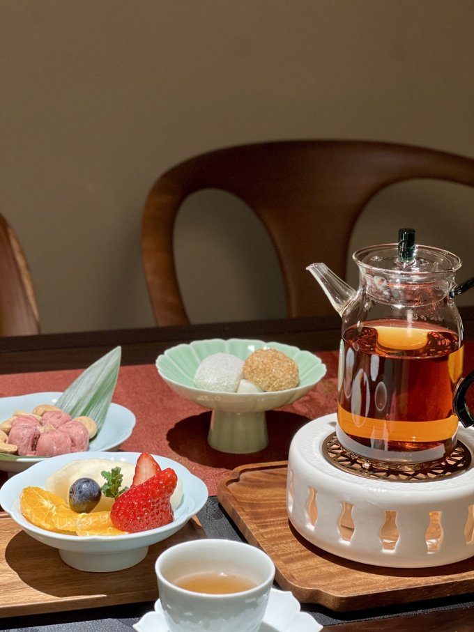 青澹茶盘茶托