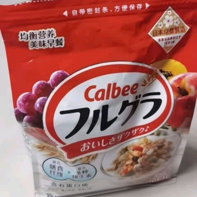 卡乐比（Calbee）即食燕麦片 原味水果麦片600g/袋 日本进口 早餐冲饮 代餐零食