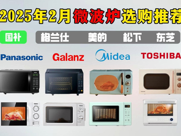 【2025微波炉选购指南】2月（国补）高性价比微波炉选购推荐！家庭/宿舍/办公室全场景推荐！变频加热+一级能效，高性价比机型闭眼入！美的/格兰仕百元档省电王推荐