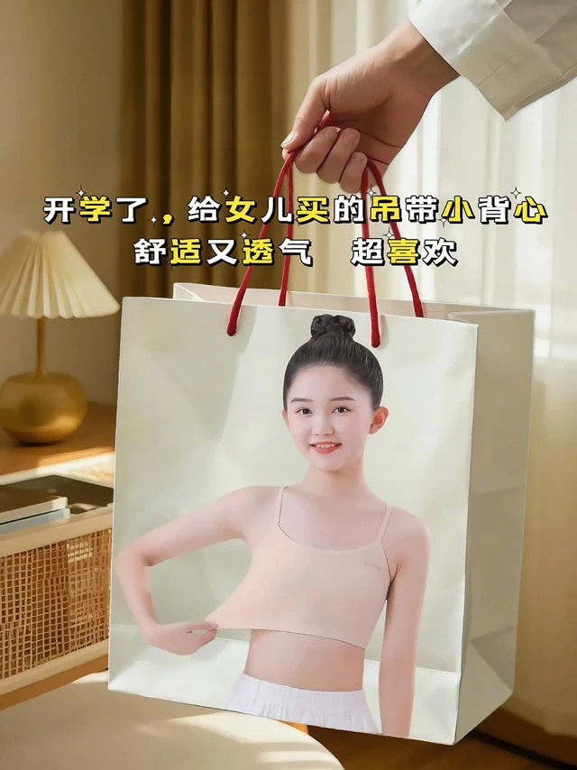 家有小棉袄必看！儿童发育期背心怎么选？发育期的小女孩，内衣选择很关键！这款儿童吊带背心，轻薄透气，完美贴合娇嫩肌肤，就像给孩子的肌肤穿上了一层轻柔的云朵。无钢圈设计，让孩子告别束缚，尽情奔跑玩耍。简约