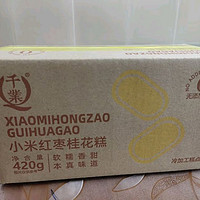 千业小米红枣桂花糕420g