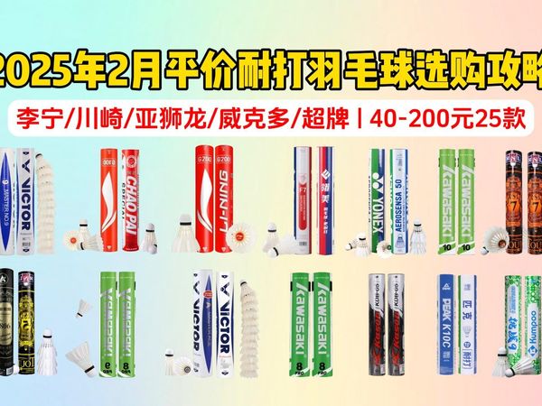 【平价耐打羽毛球】2025年2月羽毛球选购指南:有什么耐打不贵的羽毛球推荐?40-200元高性价比羽毛球推荐,李宁、匹克、川崎、亚狮龙、威克多等品牌25款