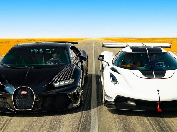 科尼赛克 Jesko 对阵布加迪 Chiron Super Sport：直线加速赛