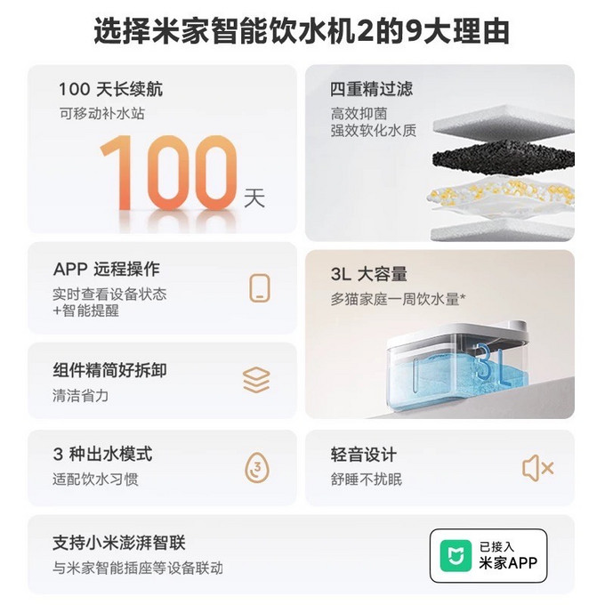 米家宠物智能饮水机
