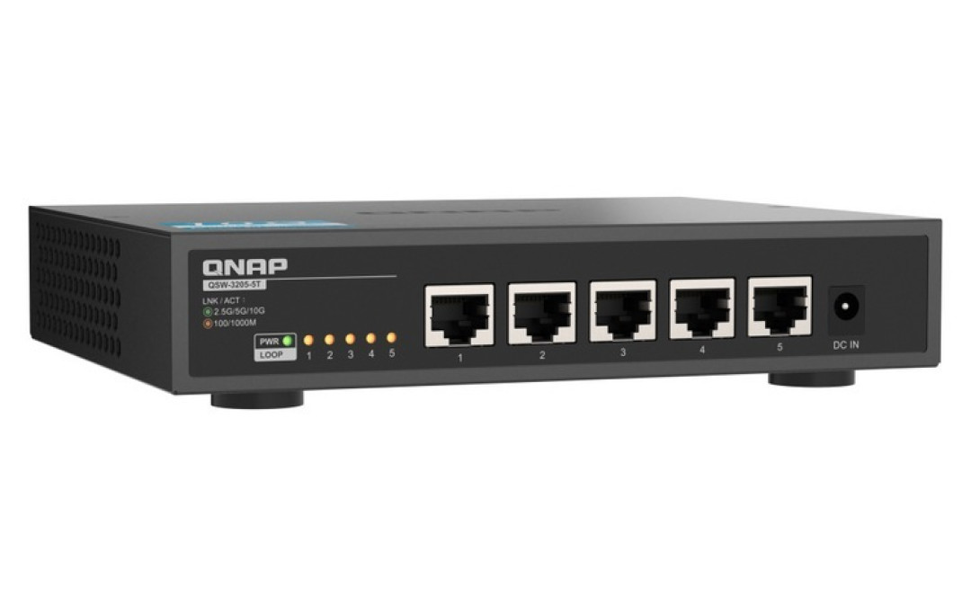 QNAP 威联通发布 QSW-3205-5T 交换机,5路万兆