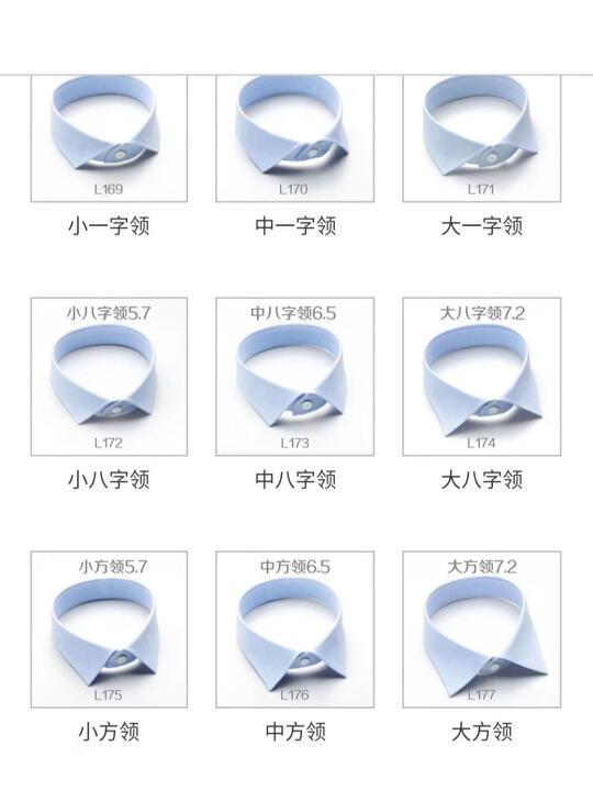 男士衬衫领型怎么选