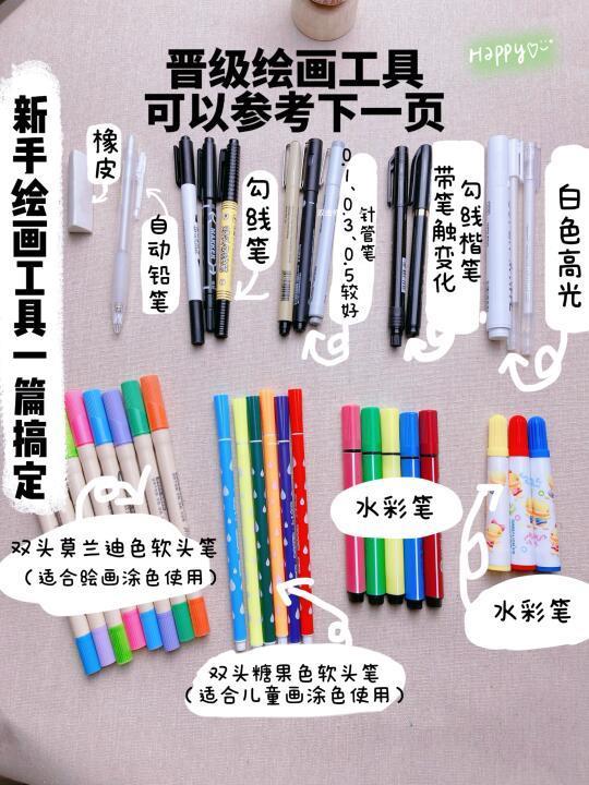 新手小白绘画工具如何选择
