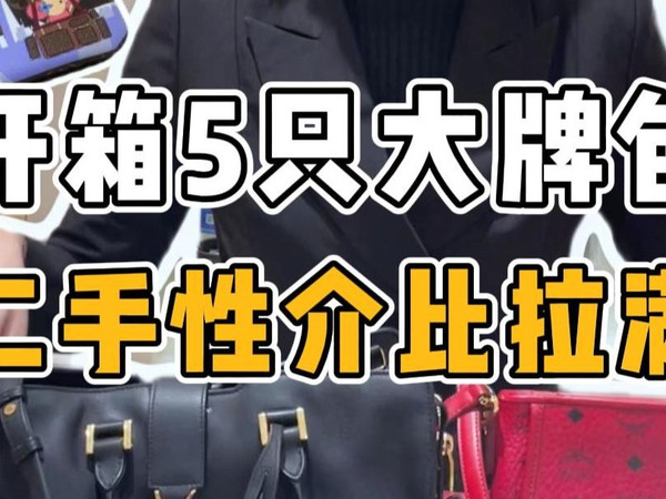 捡漏啦！5只大牌包开箱，二手市场性价比拉满！