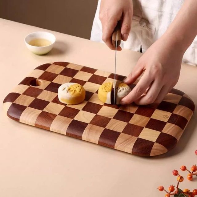 颜值新品 | 棋盘格抗菌防霉小砧板