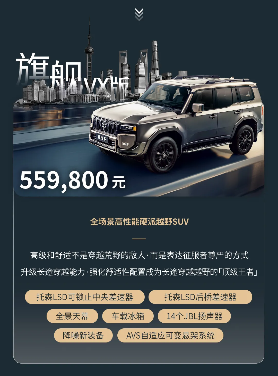 一汽丰田新款普拉多正式上市,售44.98万元起_中大型suv_什么值得买