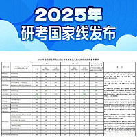 2025考研国家分数线