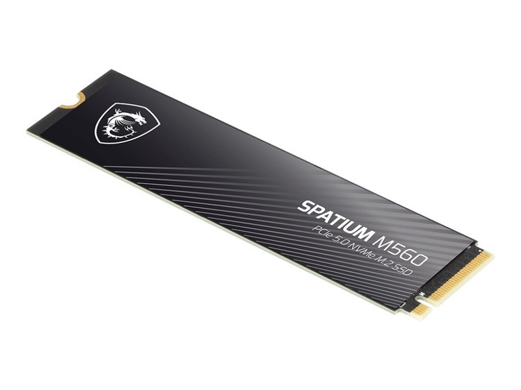 微星还发布 SPATIUM M560 SSD 固态硬盘，最高 2TB、10GB/s 读速