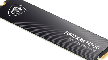 微星还发布 SPATIUM M560 SSD 固态硬盘，最高 2TB、10GB/s 读速