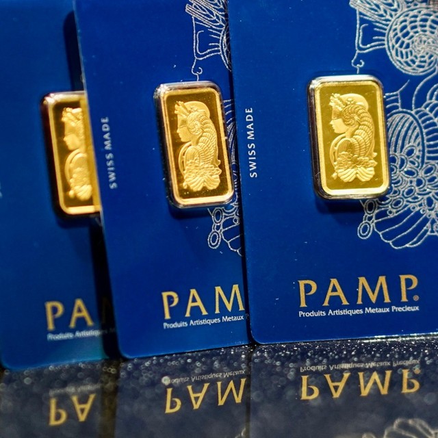 PAMP财富女神金条