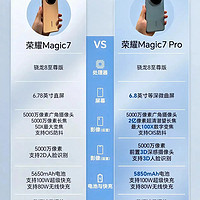 荣耀Magic7和Magic7 Pro如何选❓