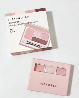 淡颜小白花--橘朵 四色卧蚕盘