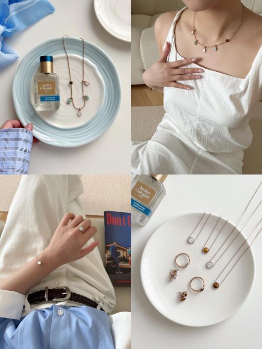 跟着ins博主学搭配🩵3套超适合春夏的配饰