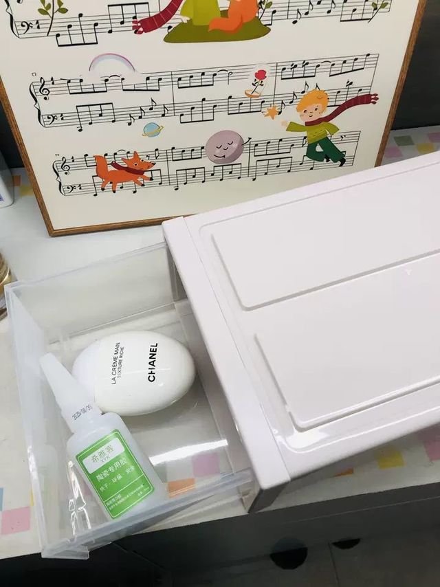 收纳神器！透明抽屉式桌面收纳盒