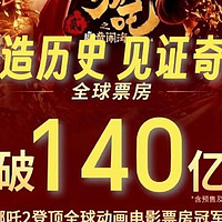 《哪吒2》票房突破140亿，中国电影崛起势不可挡！